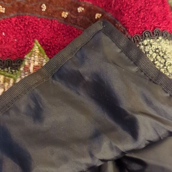 Allure vintage textured patchwork abstract boho jacket - Picture 7 of 7